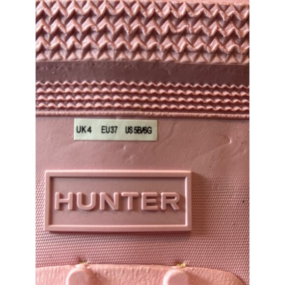 Hunter Womens Original Chelsea Boots Pink Size UK 4 EU 37 US 5B/6G With Box - Picture 2 of 3